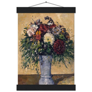 Paul Cezanne FLOWERS IN A BLUE VASE N2 Museum-Quality Matte Poster with Hanger