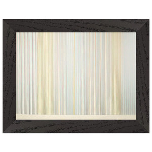 Gene Davis  Renoirs Curtain  1977 Premium Wooden Framed Art Print / Poster