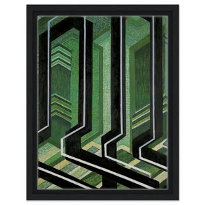 Frantisek Kupka  Diagonal Planes Framed Canvas