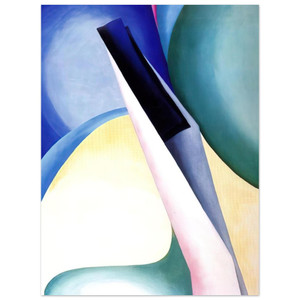 Georgia OKeeffe  Black Spot No 2 Aluminum Print