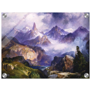 Thomas Moran  Index Peak Yellowstone National Park Acrylic Print