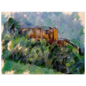 Paul Cezanne  Chateau Noir Wood Print
