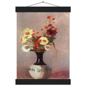 Odilon Redon  VASE OF FLOWERS 9 Museum-Quality Matte Paper Poster with Hanger