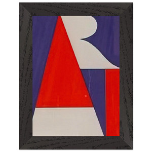 Robert Indiana  The American Art Premium Wooden Framed Art Print / Poster
