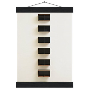 Donald Judd Untitled JUDDO0544 1990 Matte Paper Poster with Hanger