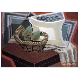 Juan Gris  THE BASKET OF PEARS 1925 Fine Art Poster / Art Print
