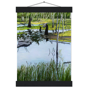 Neil Welliver  Joannas Marsh  2000 Museum-Quality Matte Paper Poster with Hanger