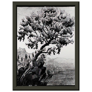 MC Escher  ESCHER 14 Premium Metal Framed Art Print / Poster