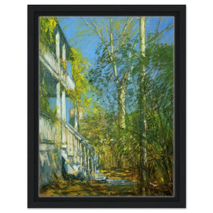 Childe Hassam  Summer at Cos Cob Framed Canvas