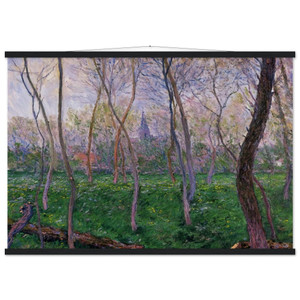 claude monet  Bennecourt Museum-Quality Matte Paper Poster with Hanger