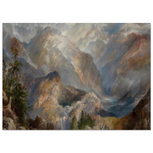 Thomas Moran  Morning in the Sierras Nevada Fine Art Poster / Art Print