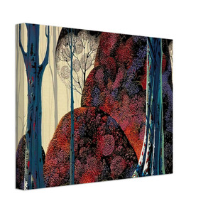 Eyvind Earle  Jewel Forest Canvas
