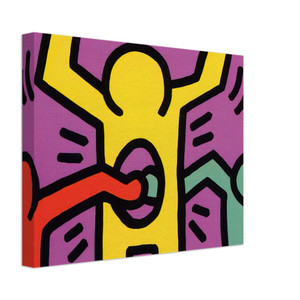 Keith Haring  POP SHOP 1 1987 N2 Canvas