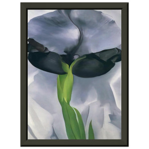 Georgia OKeeffe  Iris 7 Premium Metal Framed Art Print / Poster
