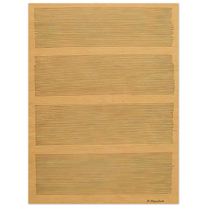 Agnes Martin  Morning Star Wood Print