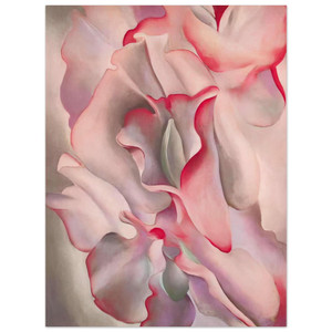 Georgia OKeeffe  Pink Sweet Peas 2 Aluminum Print