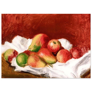 PierreAuguste Renoir  Pears and Apples Fine Art Poster / Art Print