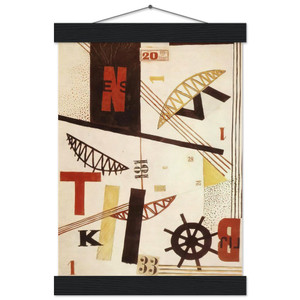 Laszlo MoholyNagy  Hidak Bridges Museum-Quality Matte Paper Poster with Hanger