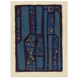 Alfred Manessier  Litanies  1952 Wood Print