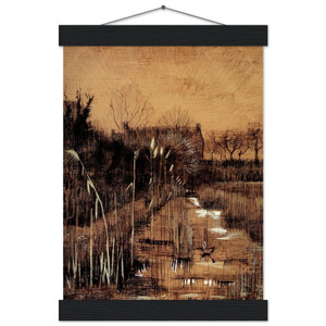 Vincent van Gogh  Ditch Museum-Quality Matte Paper Poster with Hanger