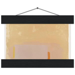 John Hoyland  BrownBeigePink  1971 Museum-Quality Matte Paper Poster with Hanger