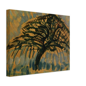 Piet Mondrian  Study for Blue Apple Tree Series Canvas