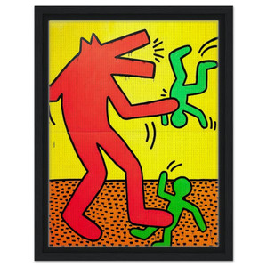 Keith Haring  UNTITLED 1982 1 N2 Framed Canvas