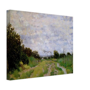 claude monet  Lane in the Vineyards at Argenteuil Canvas