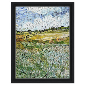 Vincent van Gogh  The Plain at Auvers Framed Canvas
