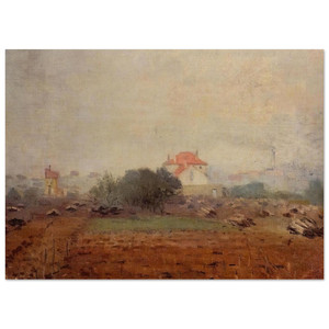 claude monet  Fog Fine Art Poster / Art Print