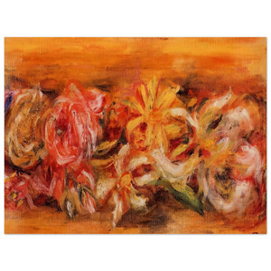 PierreAuguste Renoir  Garland of Flowers Wood Print