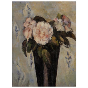 Paul Cezanne  Dark Blue Vase Wood Print