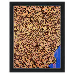 Keith Haring  BRAZIL 1989 N2 Framed Canvas