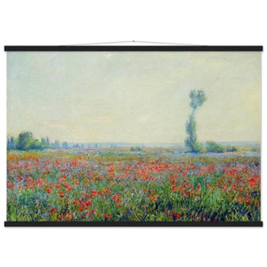 claude monet  POPPY FIELD N2 Museum-Quality Matte Paper Poster with Hanger