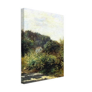 PierreAuguste Renoir  A Road in Louveciennes Canvas