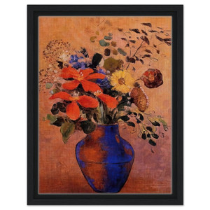 Odilon Redon  VASE OF FLOWERS 1 Framed Canvas