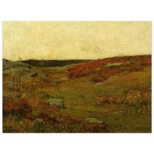 Childe Hassam  Sunrise Autumn Aluminum Print