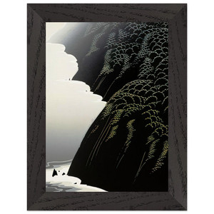 Eyvind Earle  California Coast Premium Wooden Framed Art Print / Poster