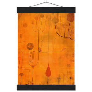 Paul Klee  FRUITS ON RED 1930 Museum-Quality Matte Paper Poster with Hanger