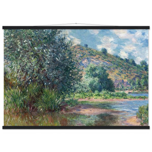 Claude Monet Landscape PortVillez Museum-Quality Matte Poster with Hanger