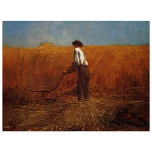 Winslow Homer  THE VETERAN IN A NEW FIELD Wood Print