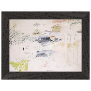 Cy Twombly  Untitled Rome Premium Wooden Framed Art Print / Poster