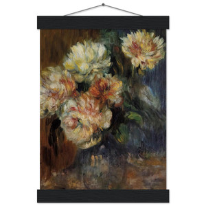 PierreAuguste Renoir Vase of Peonies N2 Museum Matte Paper Poster with Hanger
