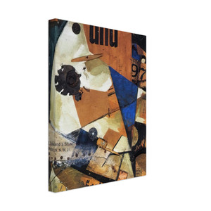 Kurt Schwitters  THE AND PICTURE 1919 Canvas