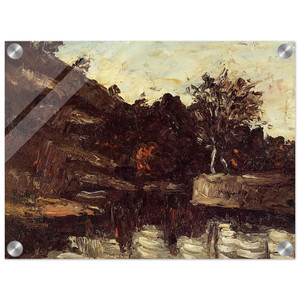 Paul Cezanne  Bend in the River Acrylic Print