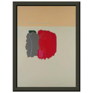 John Ferren  Red Spot  1954 Premium Metal Framed Art Print / Poster