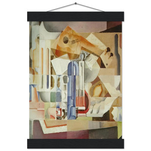 Salvador Dali CRYSTALLINE STILL LIFE Matte Poster with Hanger
