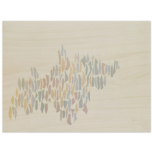 Robert Goodnough  Untitled  1970 N2 Wood Print