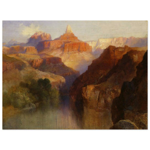 Thomas Moran  Zoroaster Peak Grand Canyon Arizona Wood Print
