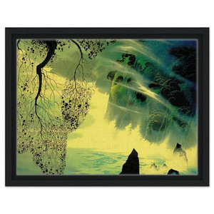 Eyvind Earle  A Swirl of Fog Framed Canvas